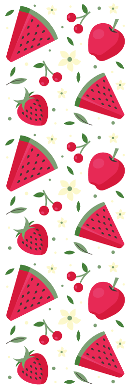 Dywan winylowy do kuchni z motywem owoców - TenStickers