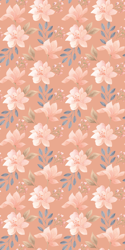 Dywan winylowy do salonu wzór kwiatowy blossom - TenStickers