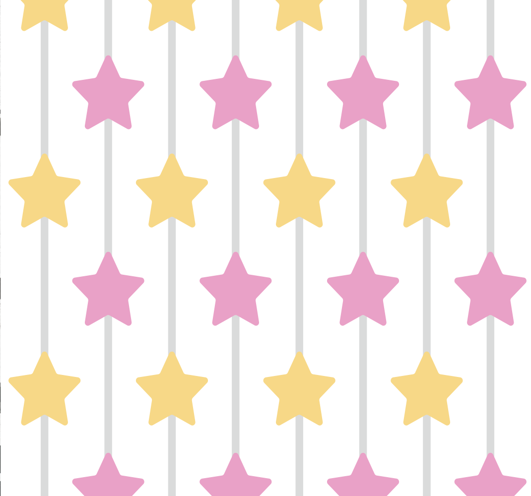 Dywan winylowy w gwiazdki niezwykła słodycz - TenStickers