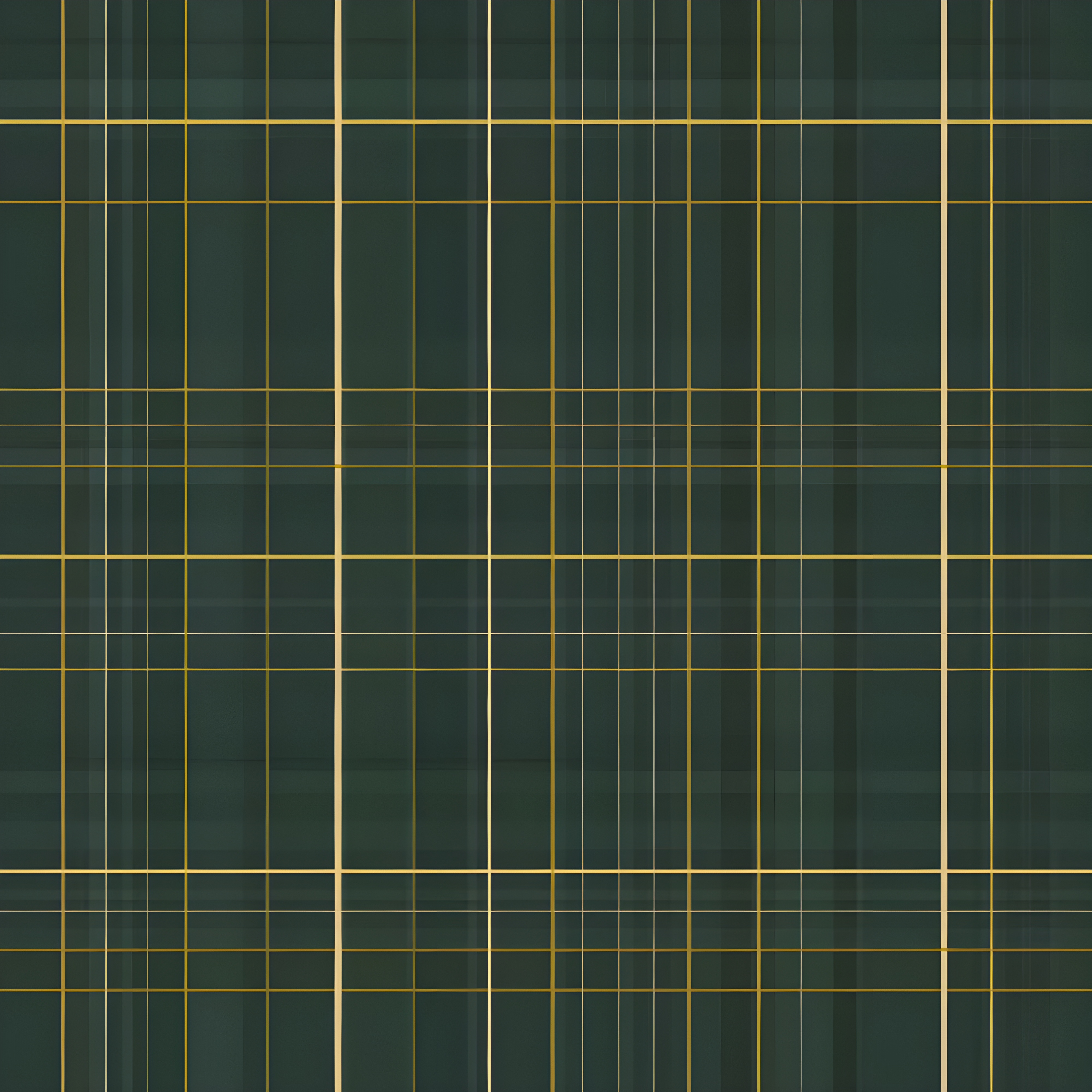 Dywan winylowy wzór geometryczny w ciemnozielony szkocki - TenStickers