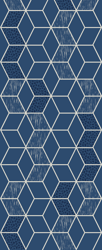 Dywan winylowy wzór geometryczny 'zniszczona wiktoria' - TenStickers