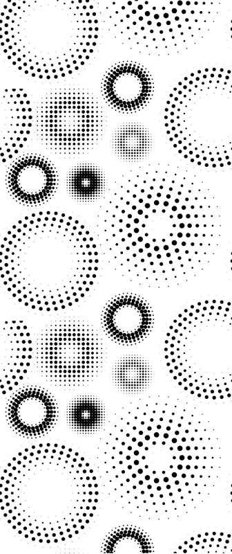 Dywan winylowy wzór geometryczny kropki bez szwów - TenStickers