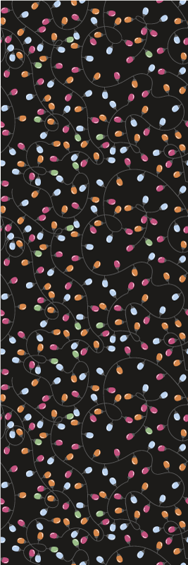 Dywan winylowy boże narodzenie dekoracje świetlne - TenStickers