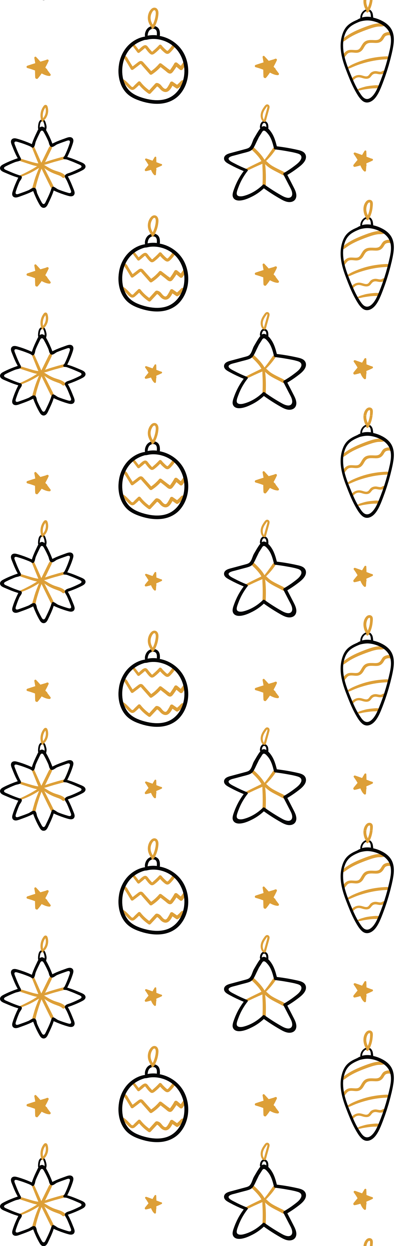 Dywan winylowy boże narodzenie geometryczne białe gwiazdki - TenStickers