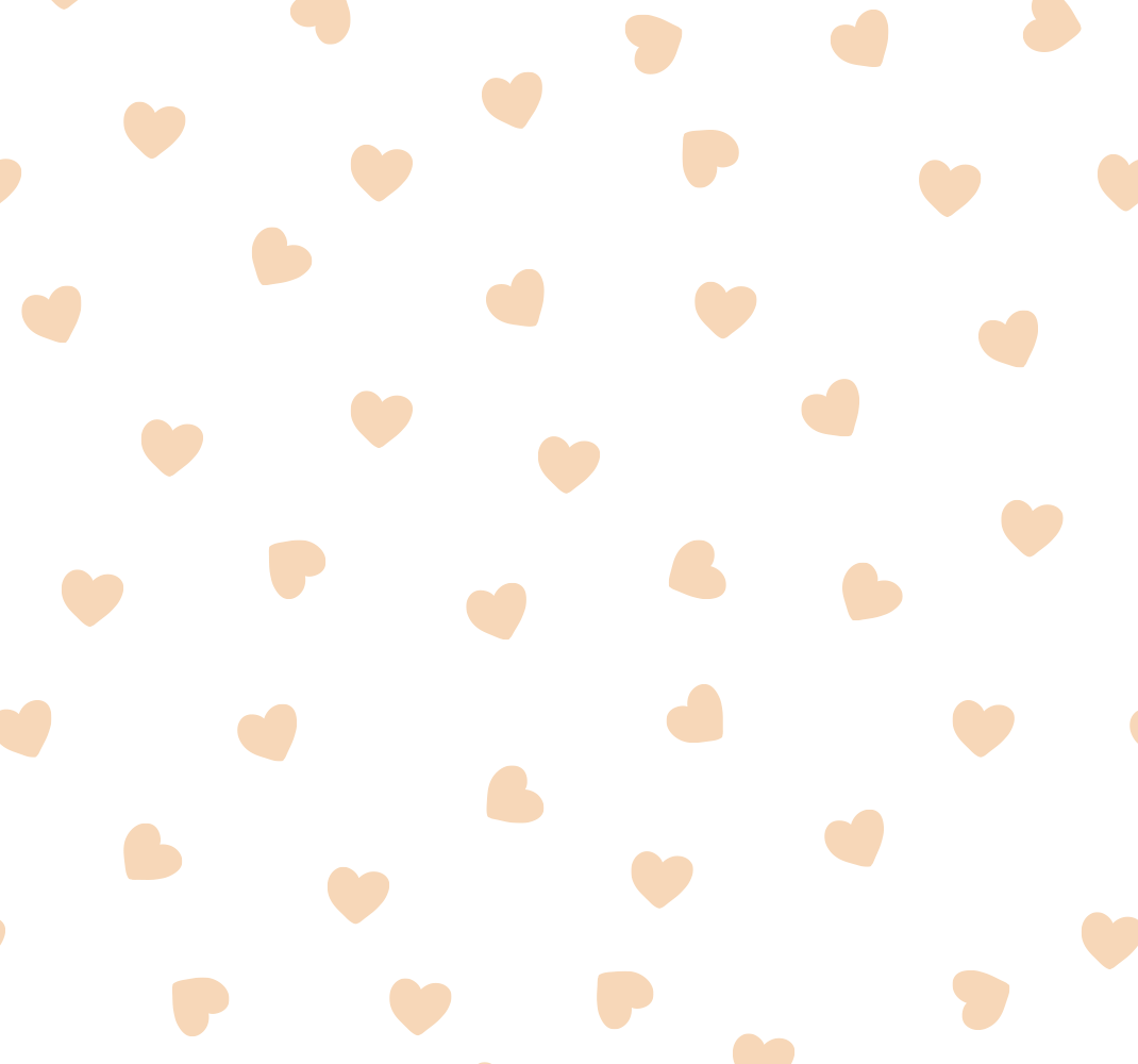 Dywan winylowy do salonu małe serduszka - TenStickers
