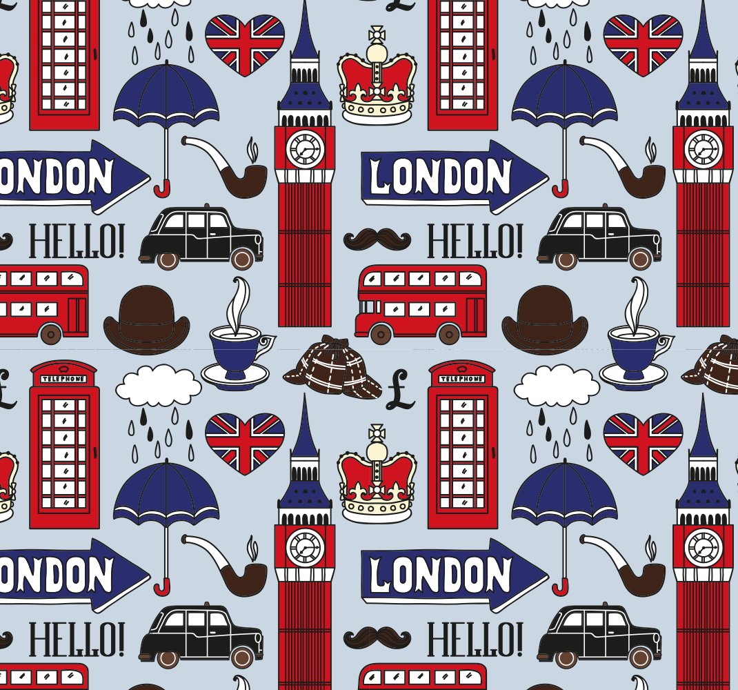 Dywan winylowy do salonu najlepsze z londynu - TenStickers