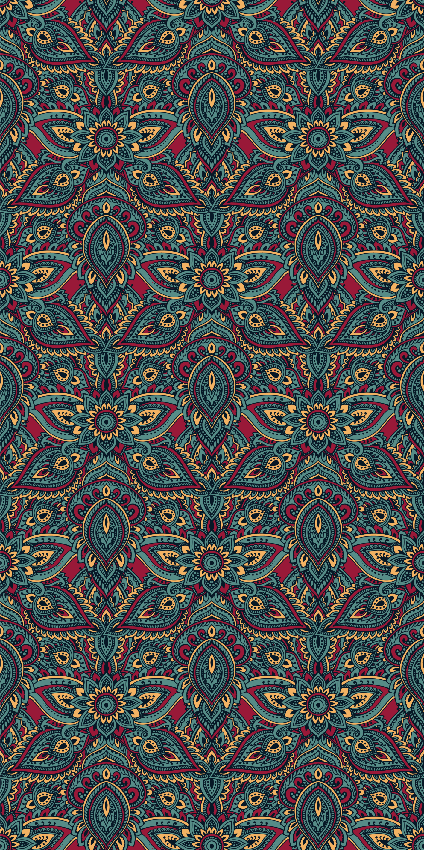Dywan winylowy do salonu w stylu indian red - TenStickers