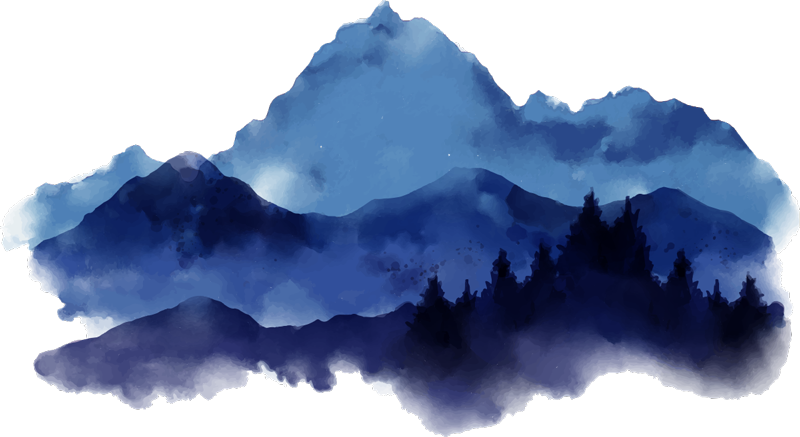 Dywan winylowy natura górskie cięte papierem - TenStickers