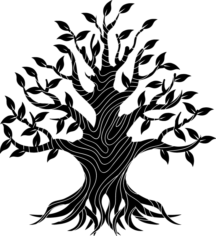 Dywan winylowy natura linia drzewa Życia - TenStickers