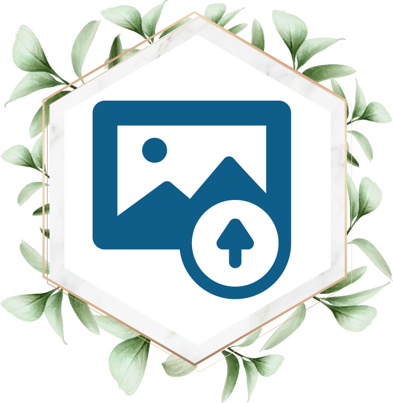 Dywan winylowy natura kobieta z liśćmi - TenStickers