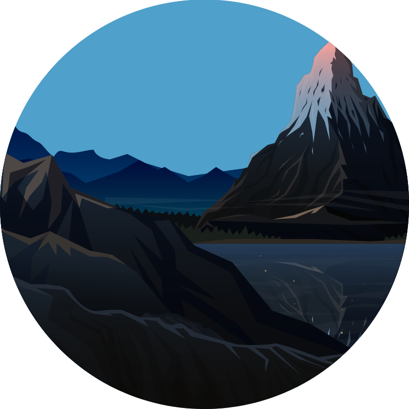 Dywan winylowy natura widok górskiego krajobrazu - TenStickers