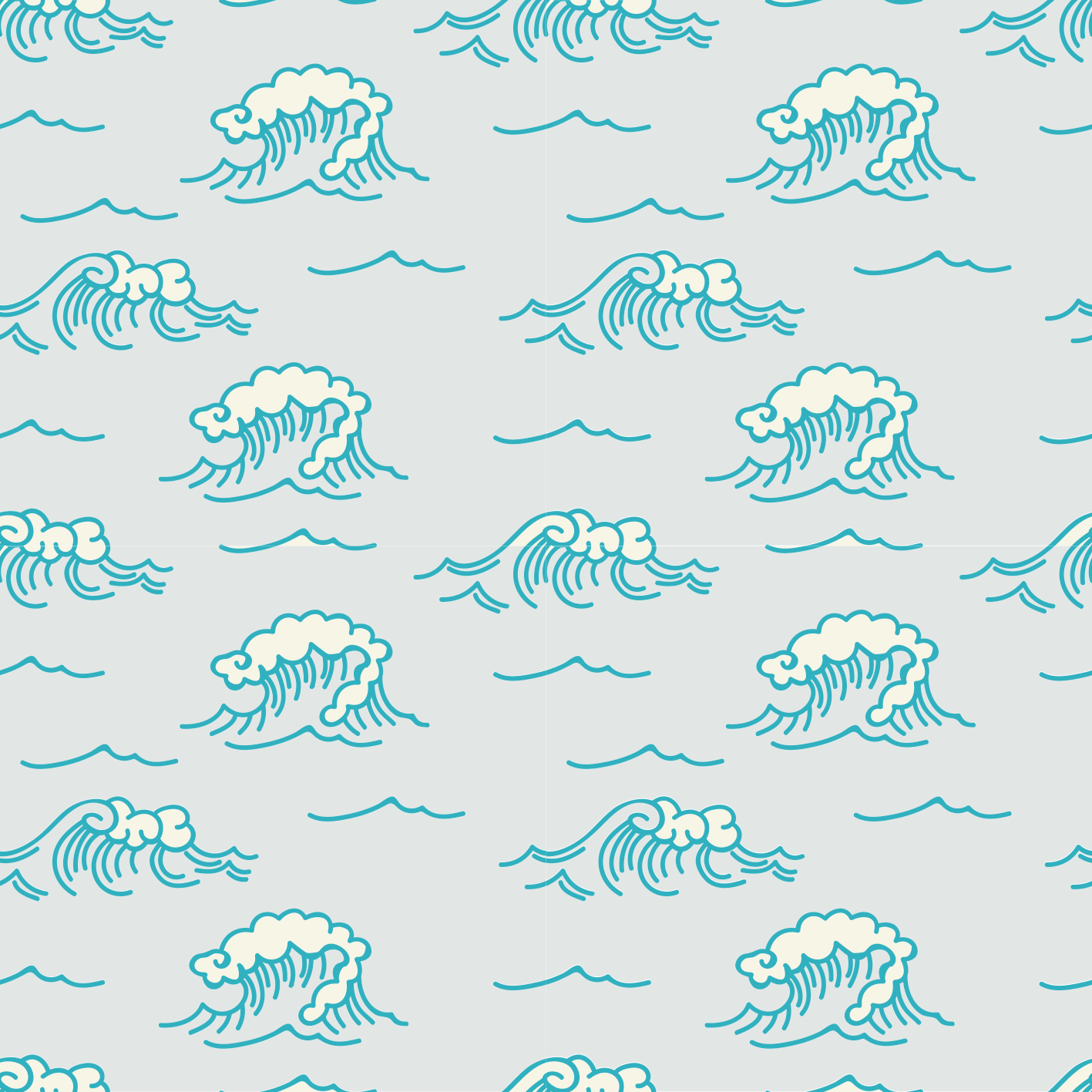 Dywan winylowy natura wzór falisty - TenStickers