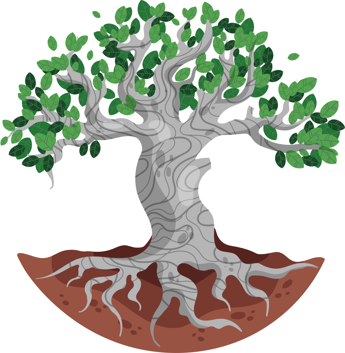 Dywan winylowy natura korzenie drzew w stylu - TenStickers