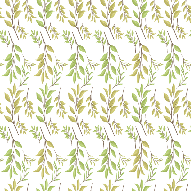 Dywan winylowy natura w bujnym zielonym wzorze - TenStickers