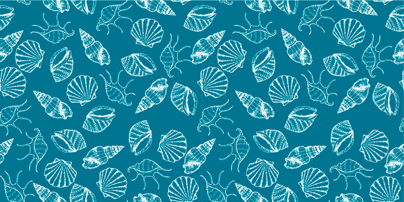 Dywan winylowy natura w stylu muszli - TenStickers