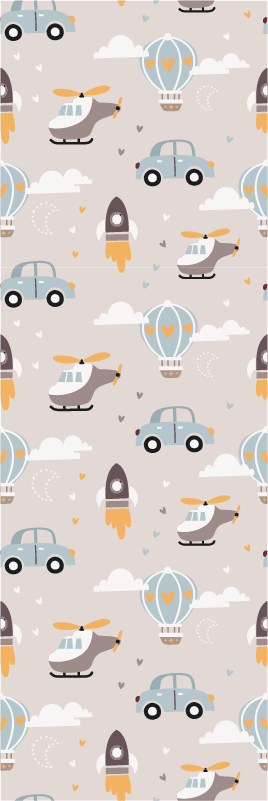 Dywan winylowy do salonu z uroczą ilustracją dla dzieci - TenStickers