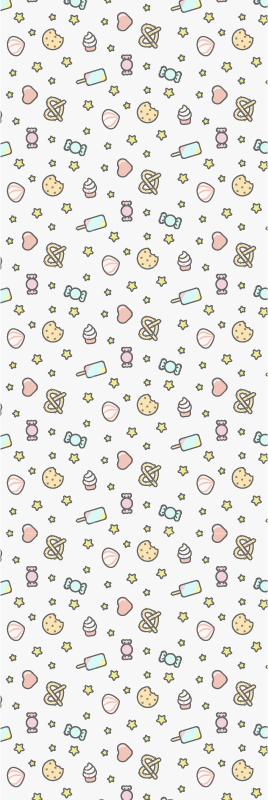 Dywan winylowy do salonu z uśmiechniętymi maluszkami - TenStickers