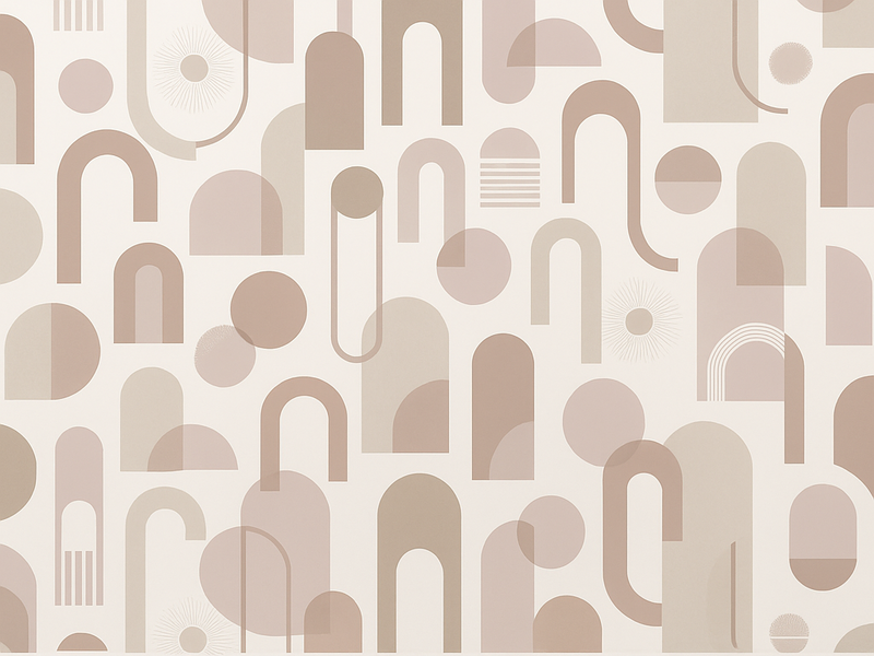 Dywan winylowy do salonu w nowoczesny wzór - TenStickers