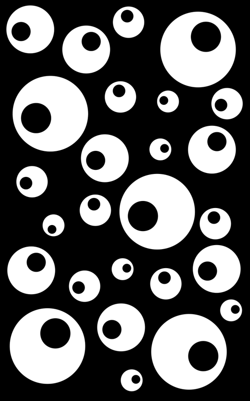Dywan winylowy wzór geometryczny perły wody - TenStickers