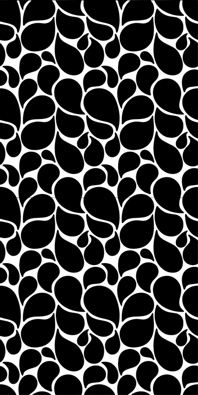 Dywan winylowy wzór geometryczny kropelki wody - TenStickers