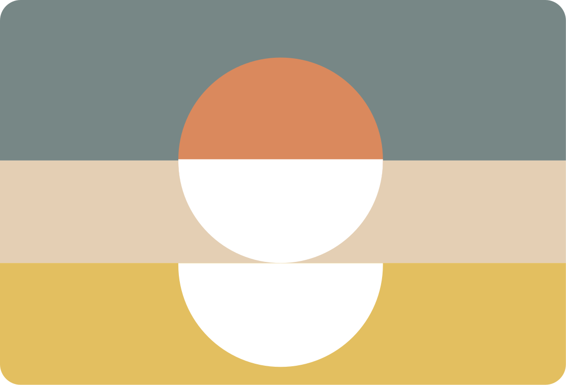 Dywan winylowy wzór geometryczny z okrągłymi paskami - TenStickers