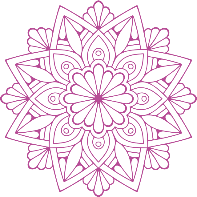 Dywan winylowy wzór geometryczny elementy roślinne - TenStickers