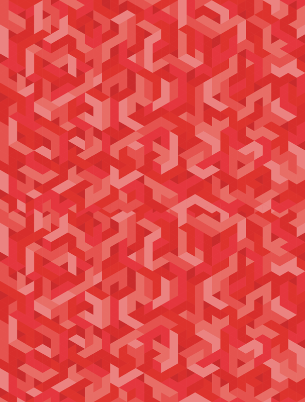 Dywan winylowy wzór geometryczny złożona konfiguracja - TenStickers