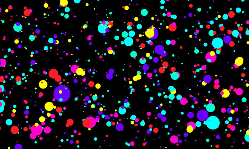 Dywan winylowy wzór geometryczny kolorowe bąbelki - TenStickers