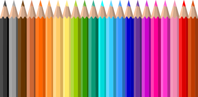 Dywan winylowy dla dziecka z kolorowym brzegiem ołówkowym - TenStickers