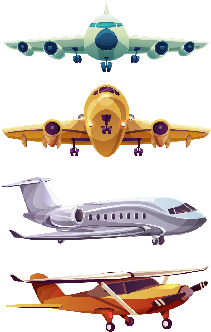 Dywan winylowy dla dziecka z samolotami 3d - TenStickers