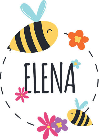 Dywan winylowy dla dziecka z imieniem na wiosnę - TenStickers