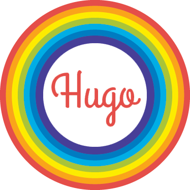 Dywan winylowy dla dziecka tęczowe koło z imieniem - TenStickers