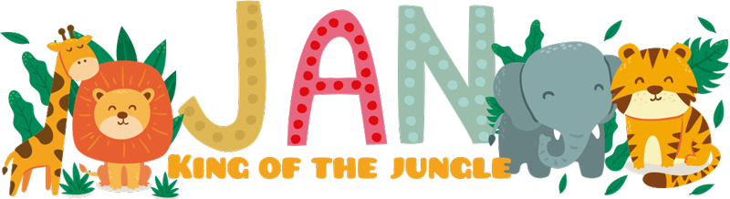 Dywan winylowy dla dziecka król dżungli - TenStickers