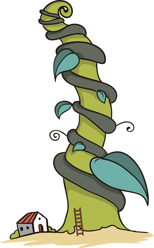 Dywan winylowy dla dziecka magiczne fasolki - TenStickers