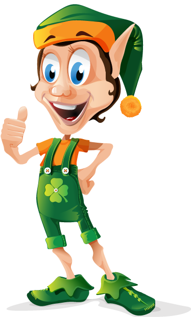 Dywan winylowy dla dziecka elf z koniczyną - TenStickers