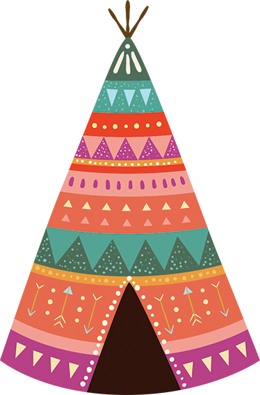 Dywan winylowy dla dziecka z indyjskim wzorem - TenStickers