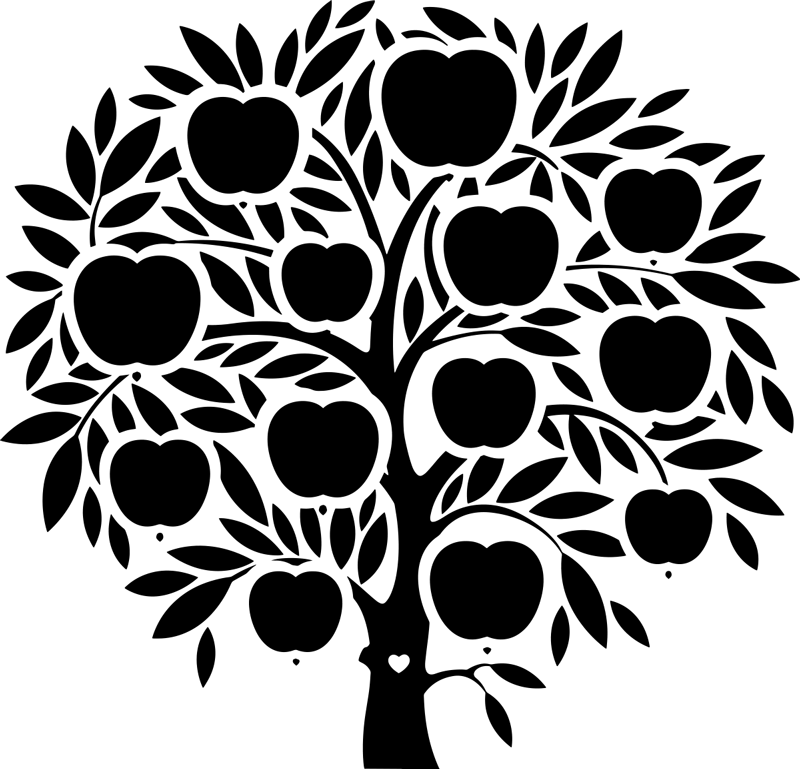 Dywan winylowy do salonu z drzewem genealogicznym - TenStickers