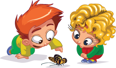 Dywan winylowy dla dziecka ciekawskie chłopaki - TenStickers