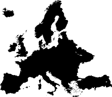 Dywan winylowy mapa świata tablica kredowa europa - TenStickers
