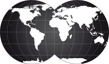 Dywan winylowy mapa świata dekoracyjny globus - TenStickers
