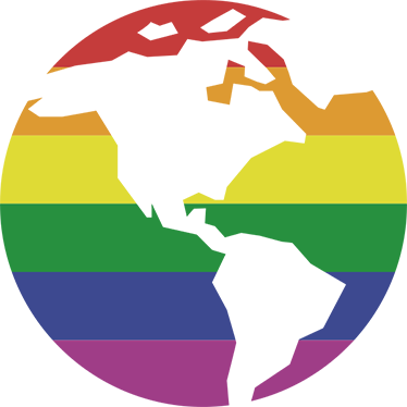 Dywan winylowy mapa świata dla społeczności lgbt - TenStickers