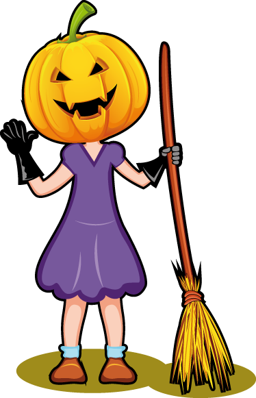 Dywan winylowy dla dziecka z ilustracją halloween - TenStickers
