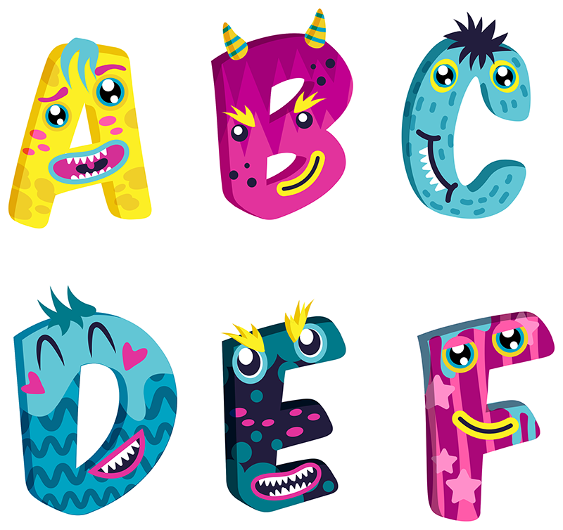 Dywan winylowy dla dziecka z literami alfabetu - TenStickers