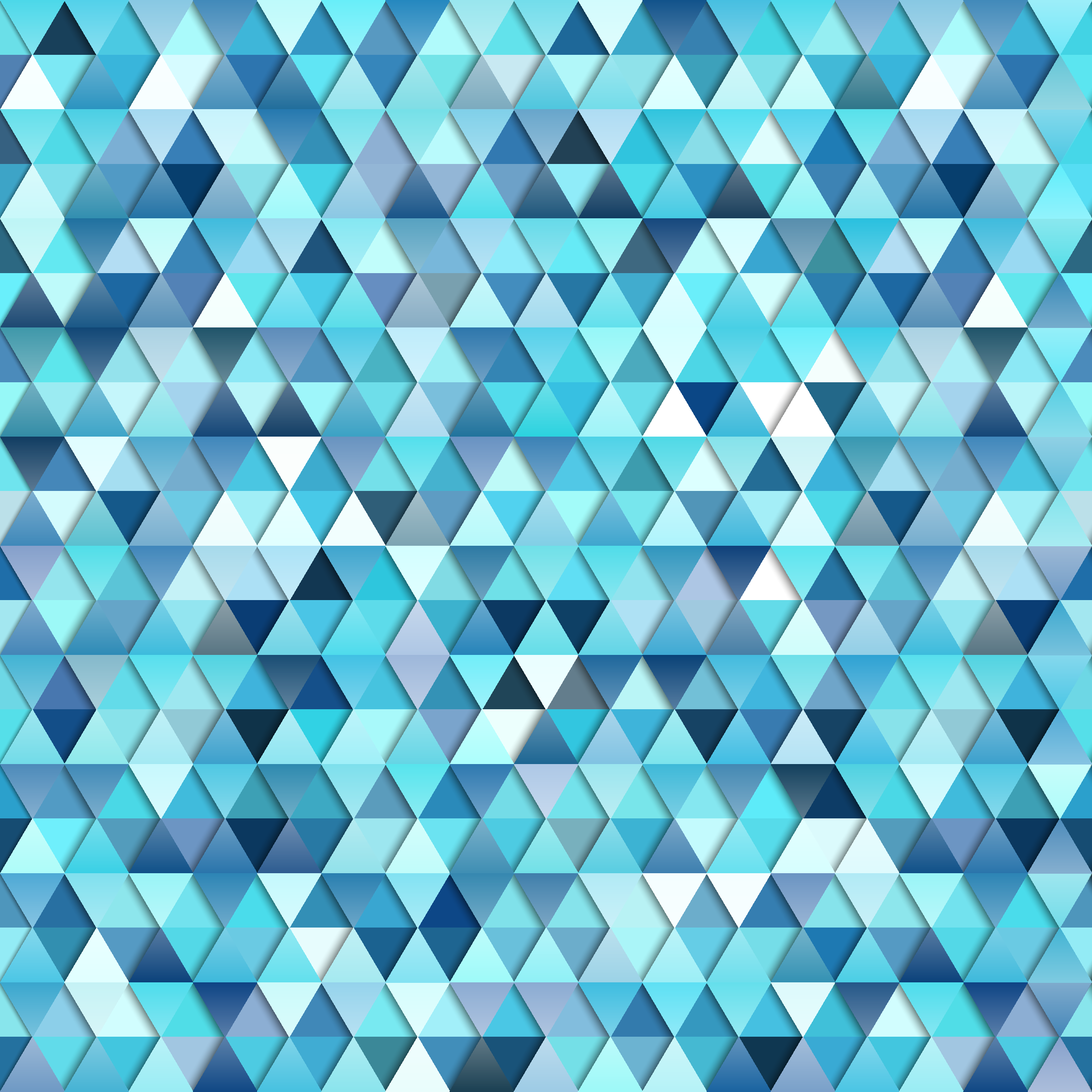 Dywan winylowy do łazienki w geometryczny niebieski wzór - TenStickers