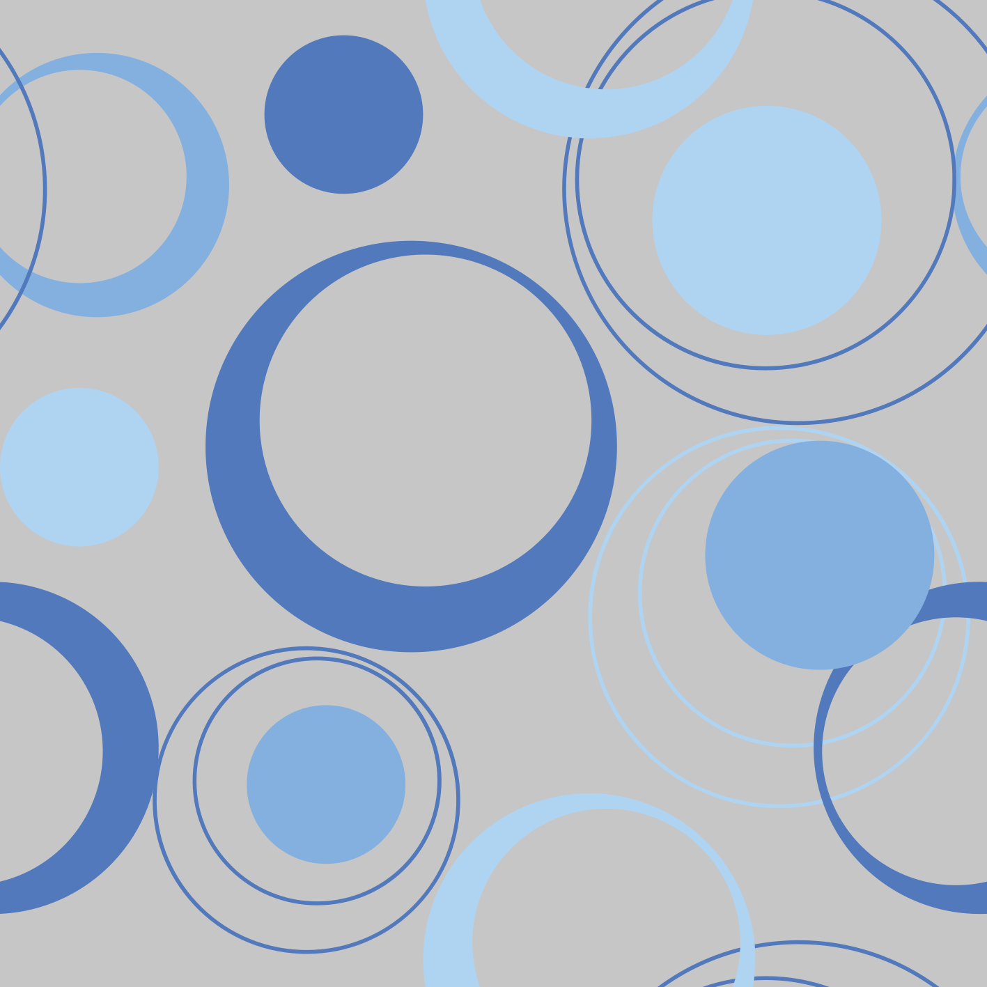 Dywan winylowy do łazienki minimalne niebieskie bąble - TenStickers