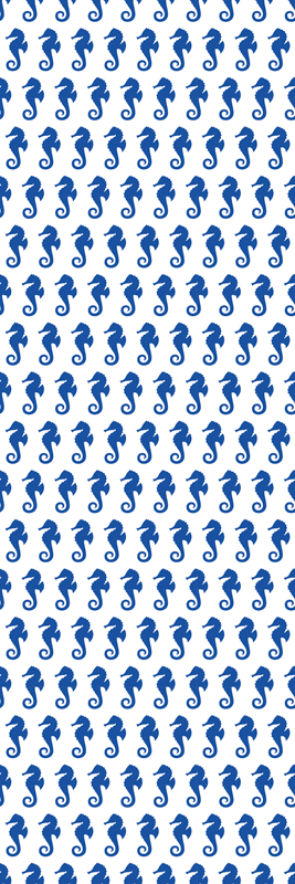 Dywan winylowy do łazienki konik morski prysznicowy - TenStickers