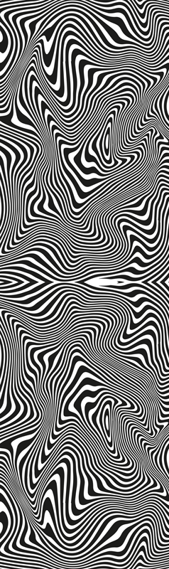 Dywan winylowy do łazienki zebra 3d efekt prysznicowy - TenStickers