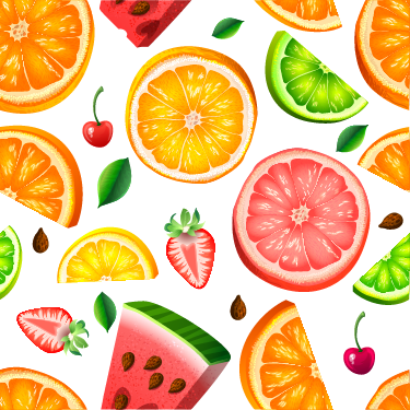 Dywan winylowy do kuchni z owocowym wzorem - TenStickers