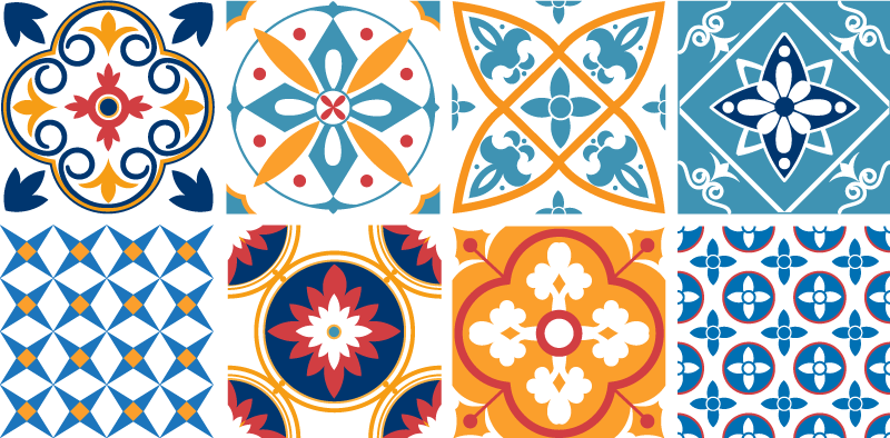 Dywan winylowy do kuchni sevrinia płytki cementowe - TenStickers