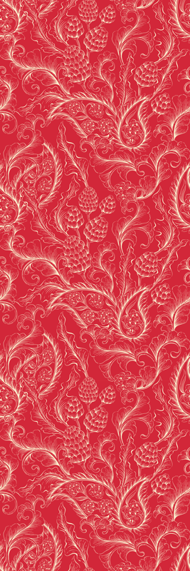 Dywan winylowy do kuchni z wzorem paisley - TenStickers